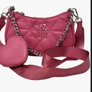 Steve Madden Pink Quilted Shoulder Bag